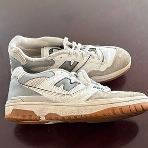New Balance Men’s 550 Retro Low-Top Sneakers Light Grey - size 11